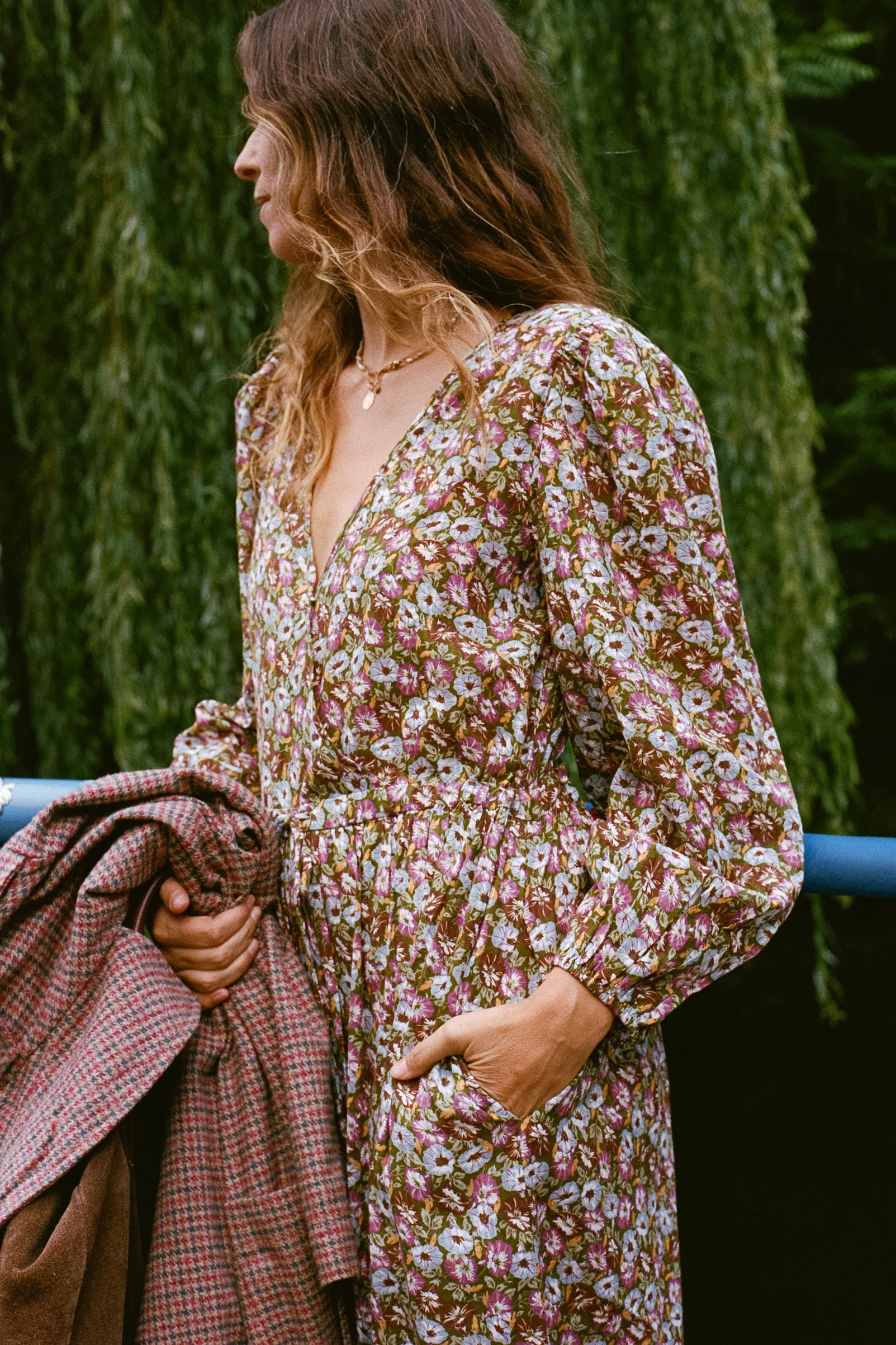 The Saunders Dress | Moss Morning Glory – Christy Dawn