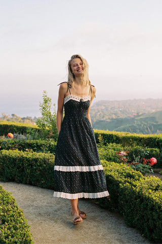 The Emma Dress | Black Aster Garden