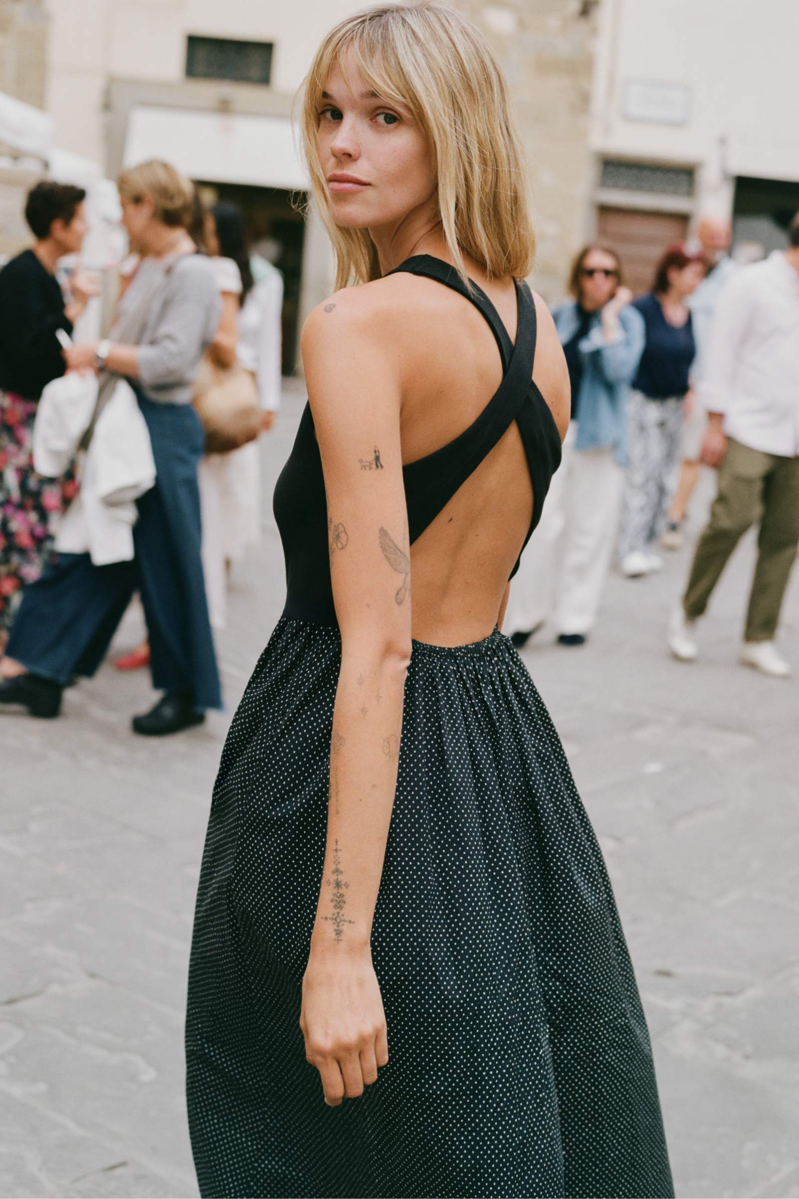 The Fernanda Dress | Noir Dot – Christy Dawn