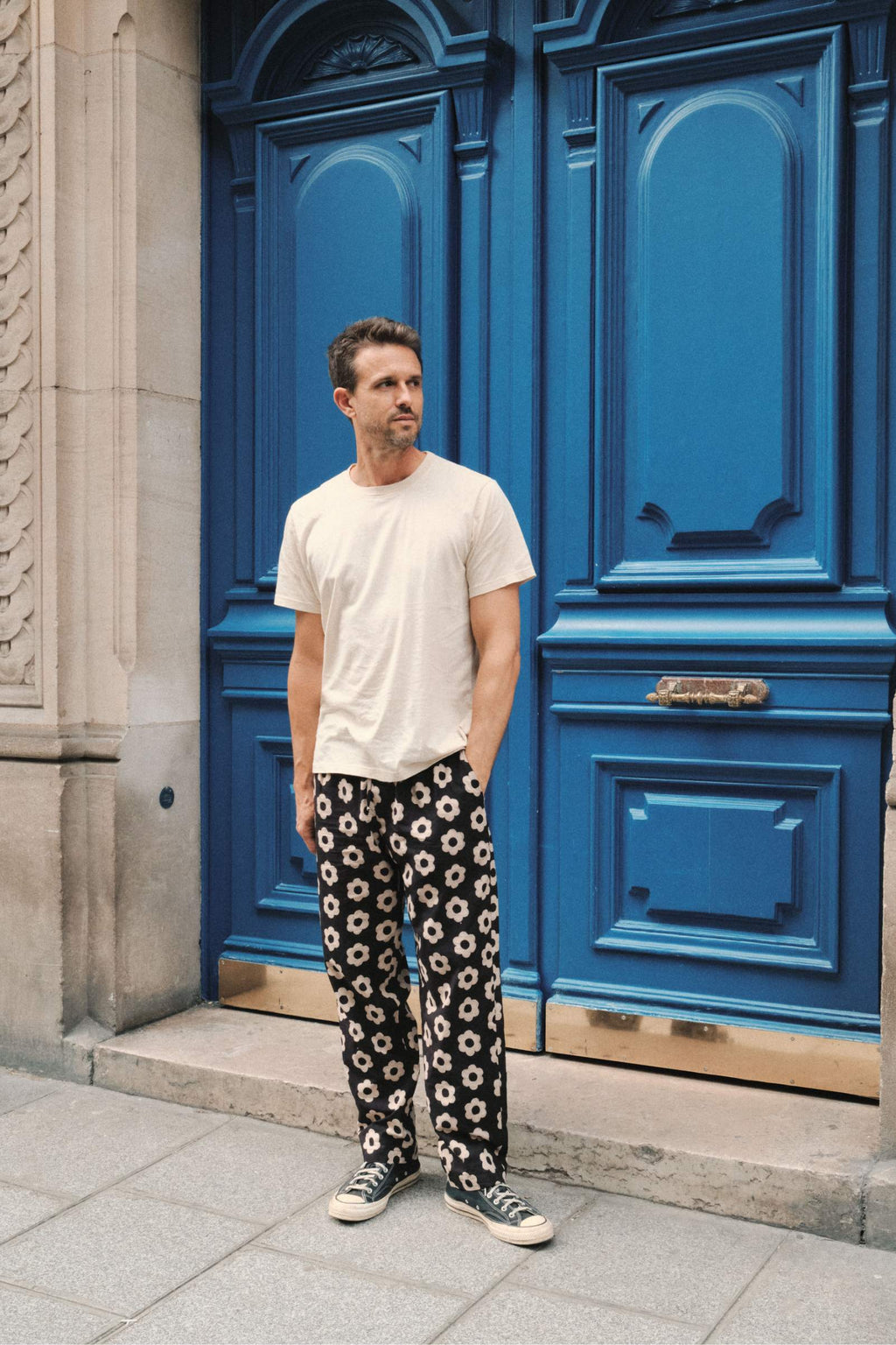 NICOLAS PANTS wash dark gray main image 0