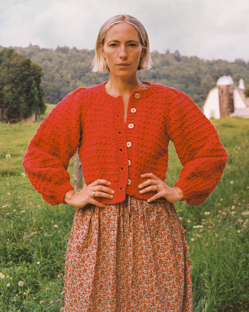 The Nola Cardigan | Crimson – Christy Dawn