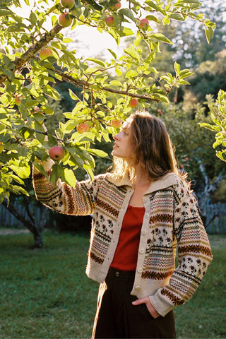 The Richard Cardigan | Fair Isle Rose