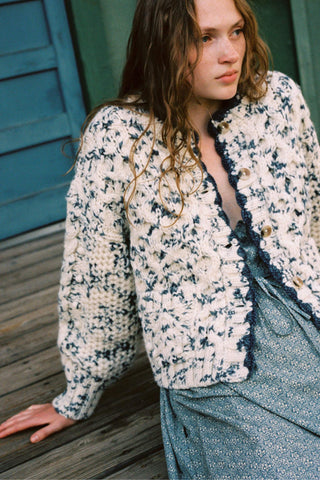 The Rune Cardigan | Speckled Rain