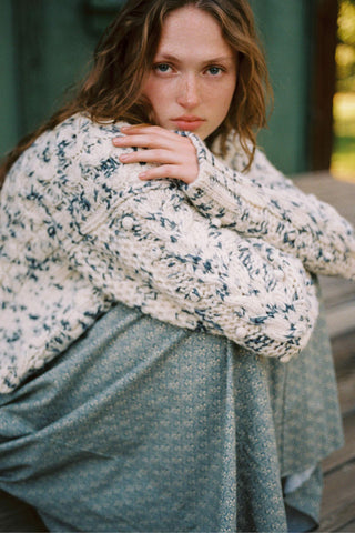 The Rune Cardigan | Speckled Rain