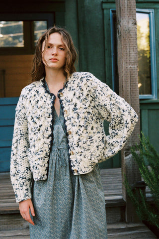 The Rune Cardigan | Speckled Rain