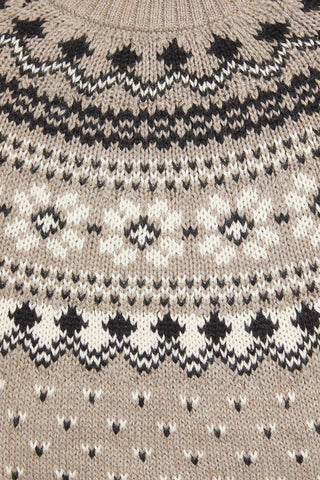 The Linnea Sweater | Fair Isle Oatmeal