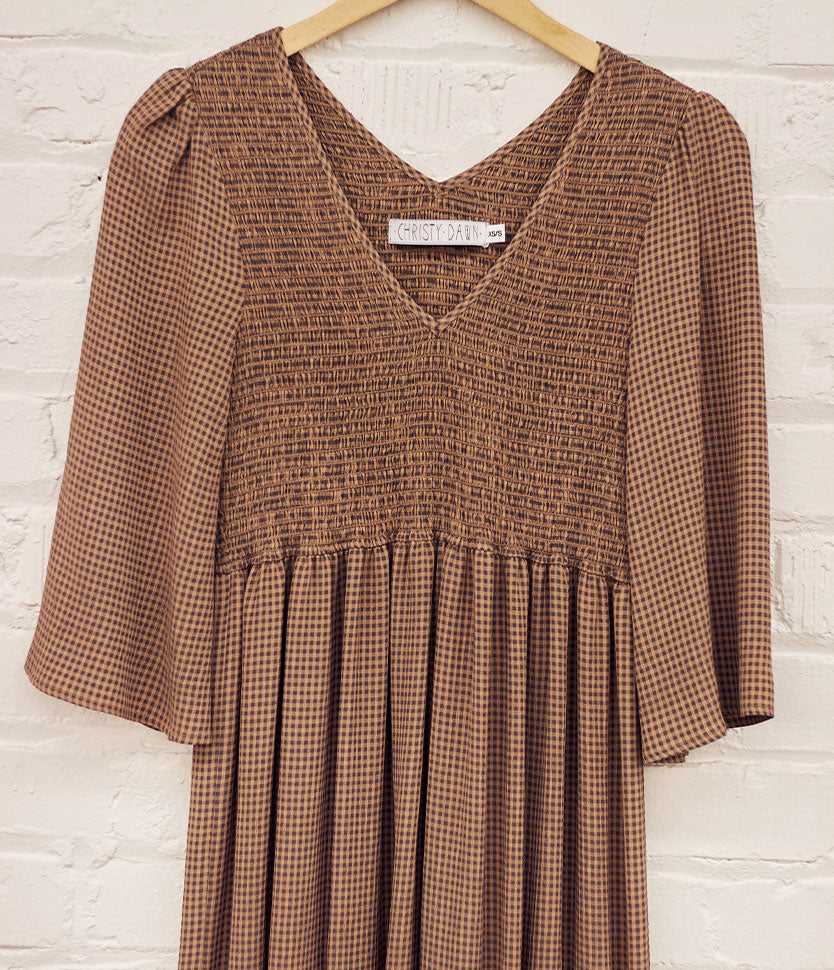 Mocha Gingham | 1