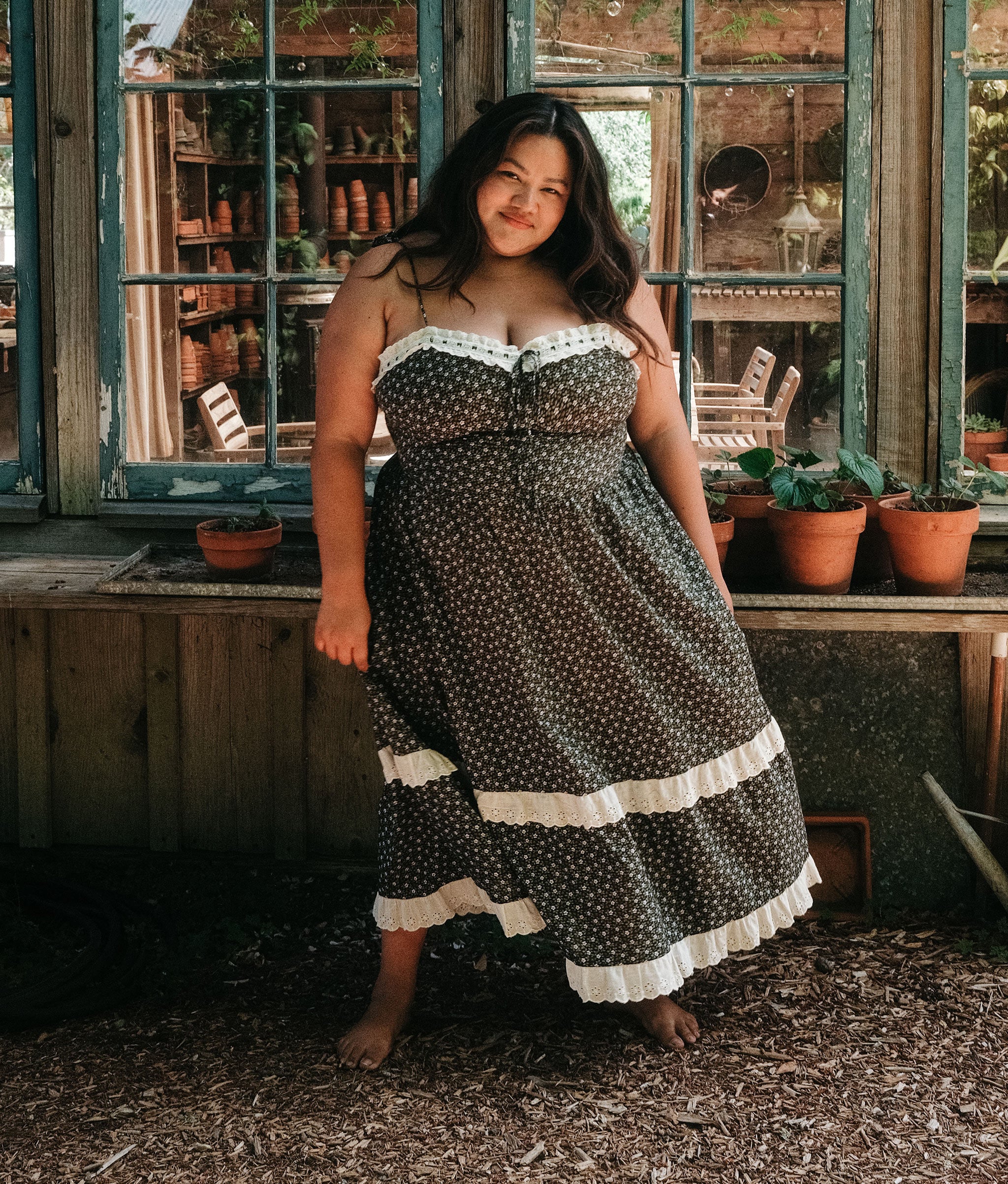 The Emma Dress Extended | Night Strawberry – Christy Dawn