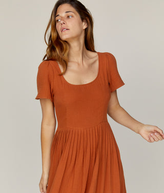 The Scarlet Dress | Rust Gauze Christy Dawn The Scarlet Dress | Rust Gauze Christy Dawn