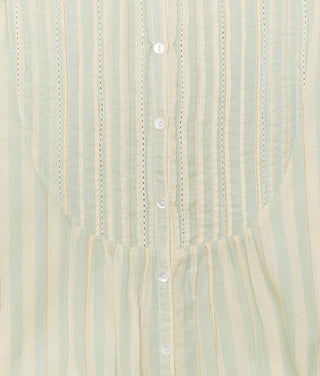 The Adelaide Dress | Aqua Stripe