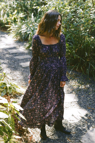 The Adelia Dress | Blooming Pomegranate