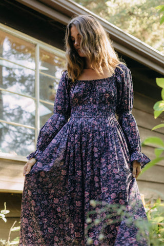 The Adelia Dress | Blooming Pomegranate