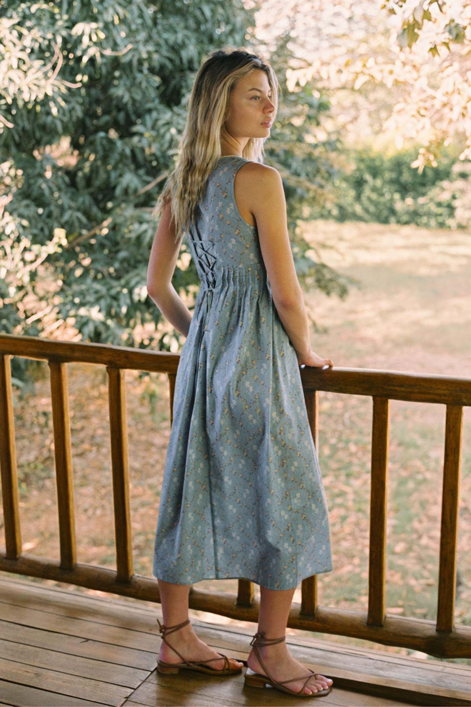 The Allegra Dress | Pansy Blues – Christy Dawn