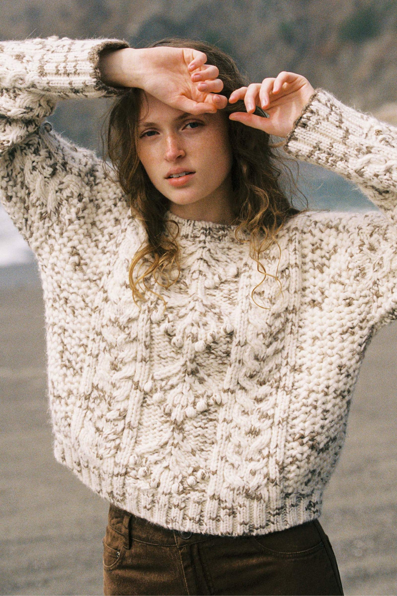 The Anja Sweater | Speckled Maple – Christy Dawn