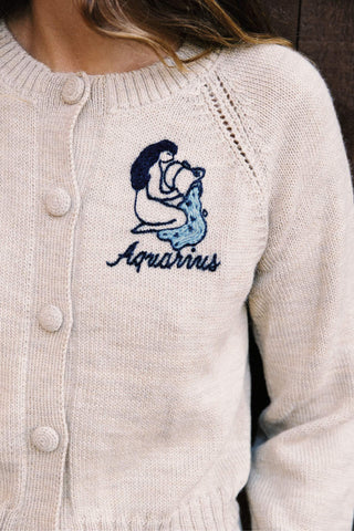 The Astral Cardigan | Aquarius Opal