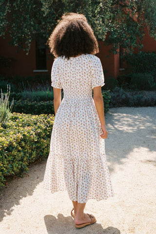 The Brynne Dress Petites | Cream Garden