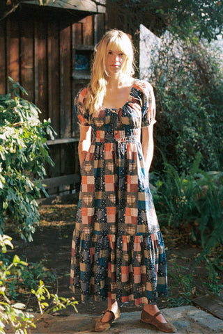 The Brynne Dress | Patchwork Blues