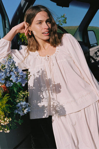 The Cale Blouse | Pearl