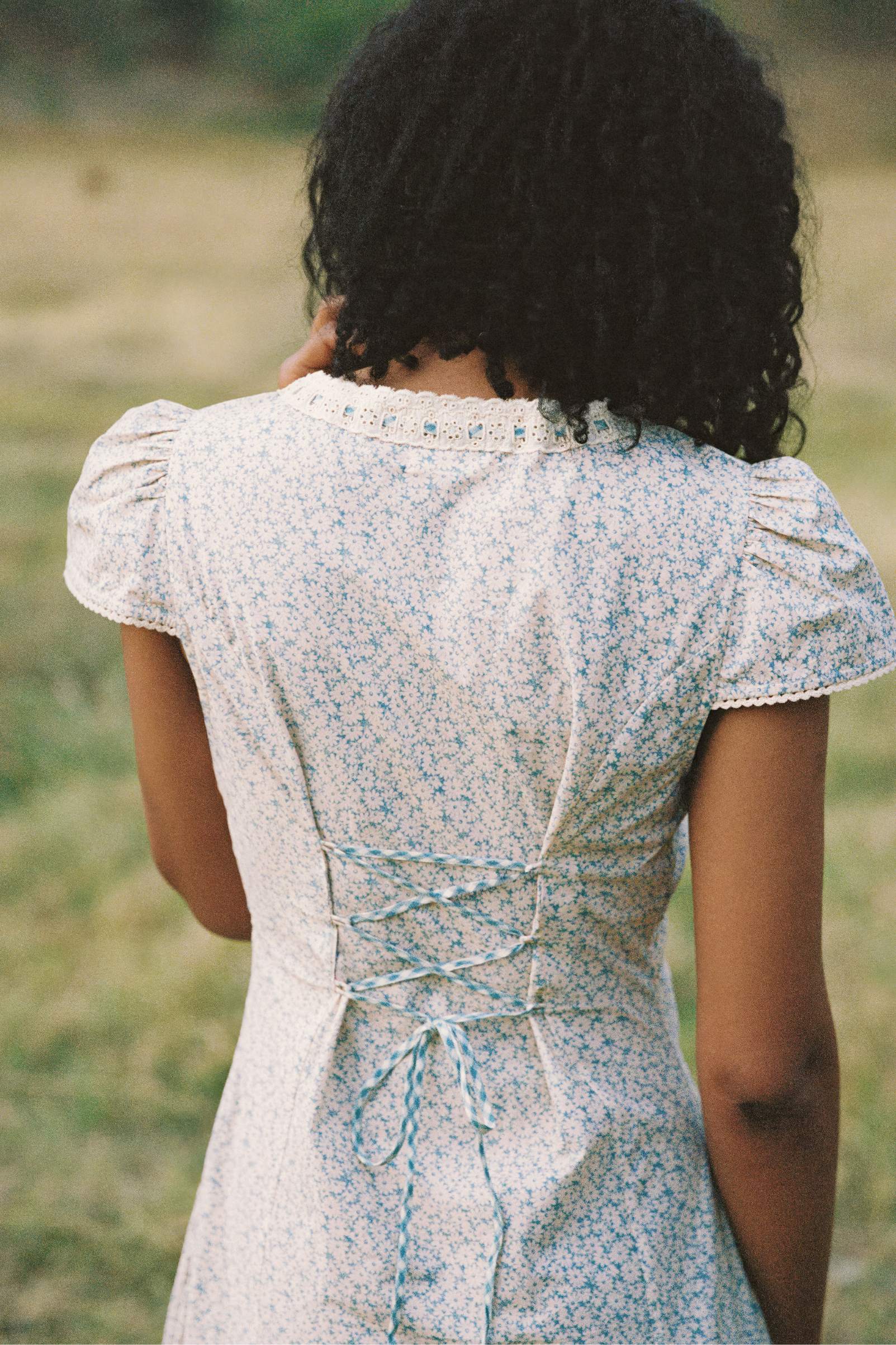 The Cordelia Dress | Bleu Phlox – Christy Dawn