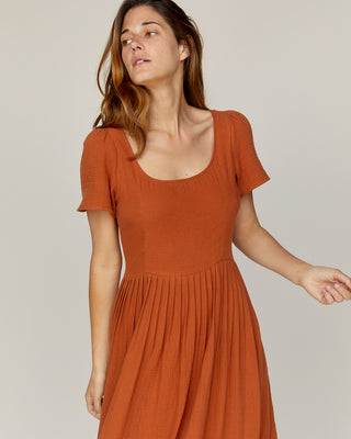 wool dresses Clarise 22 |Retro Wool Skirt & Cape (2 pieces) Linen Brown Striped / 3XL