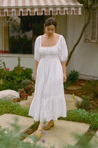 The Ricarda Dress | Alabaster