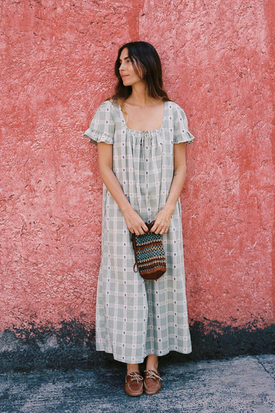 The Iona Dress | Linden Picnic Floral – Christy Dawn