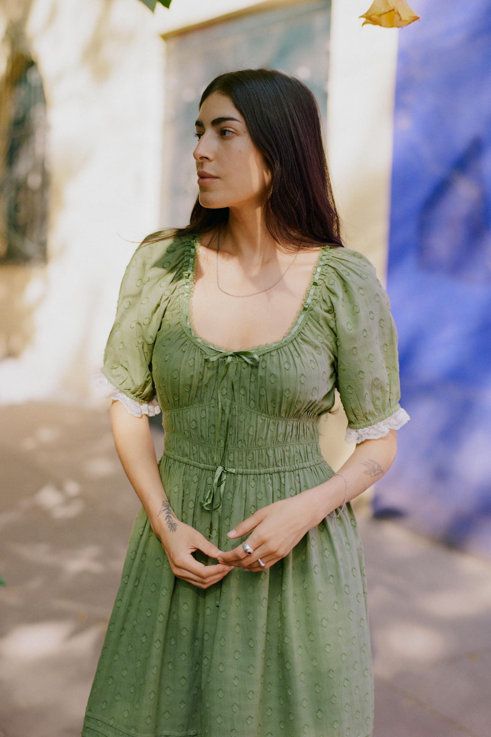 The Brynne Dress | Moss – Christy Dawn