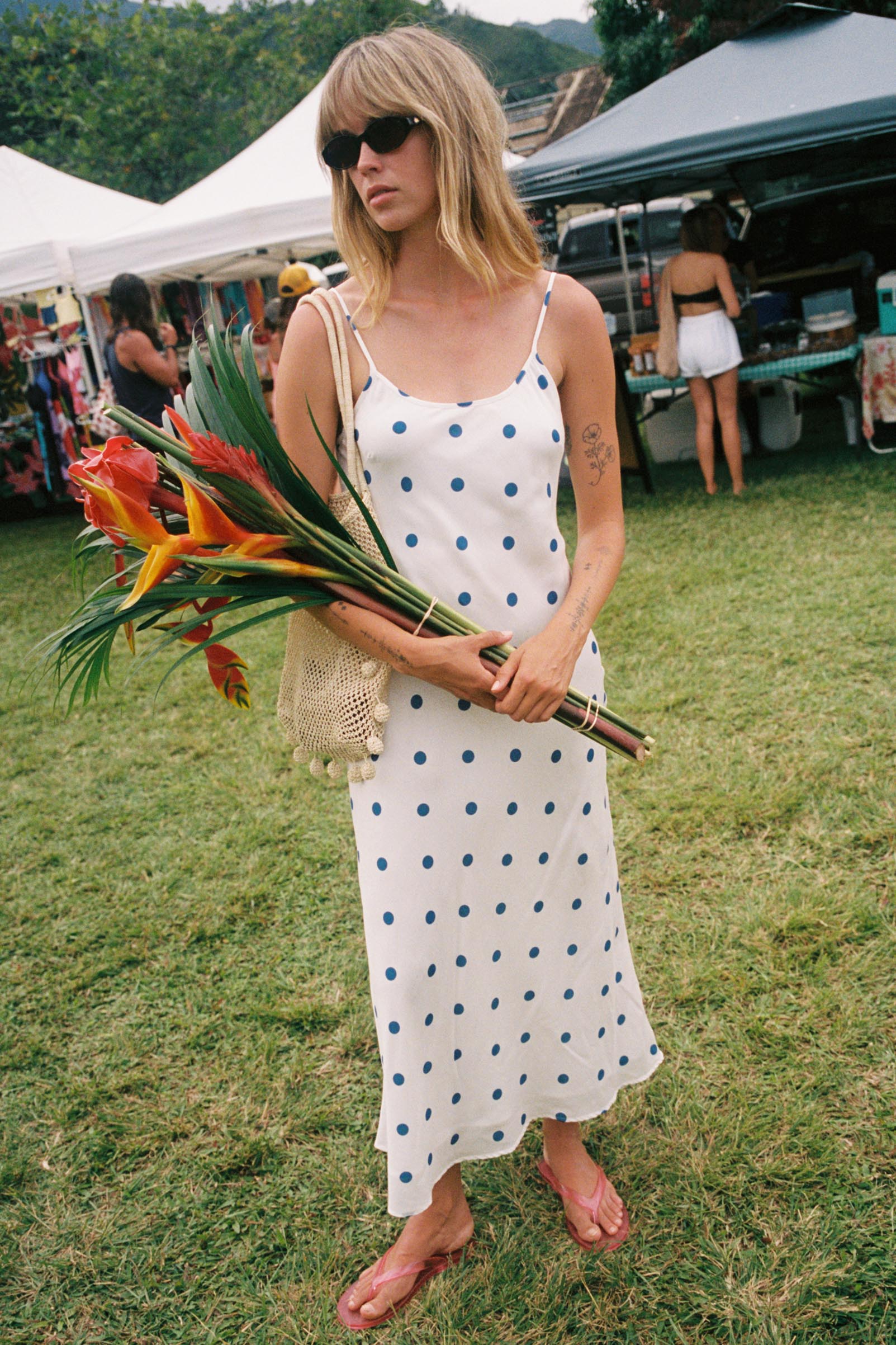 The Melissa Dress | Azure Dot – Christy Dawn