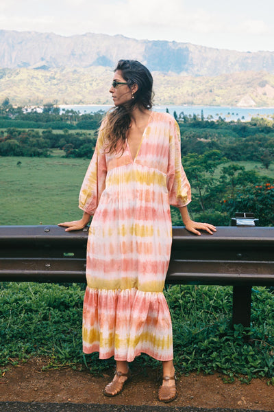 The Antonia Dress | Golden Sunset – Christy Dawn