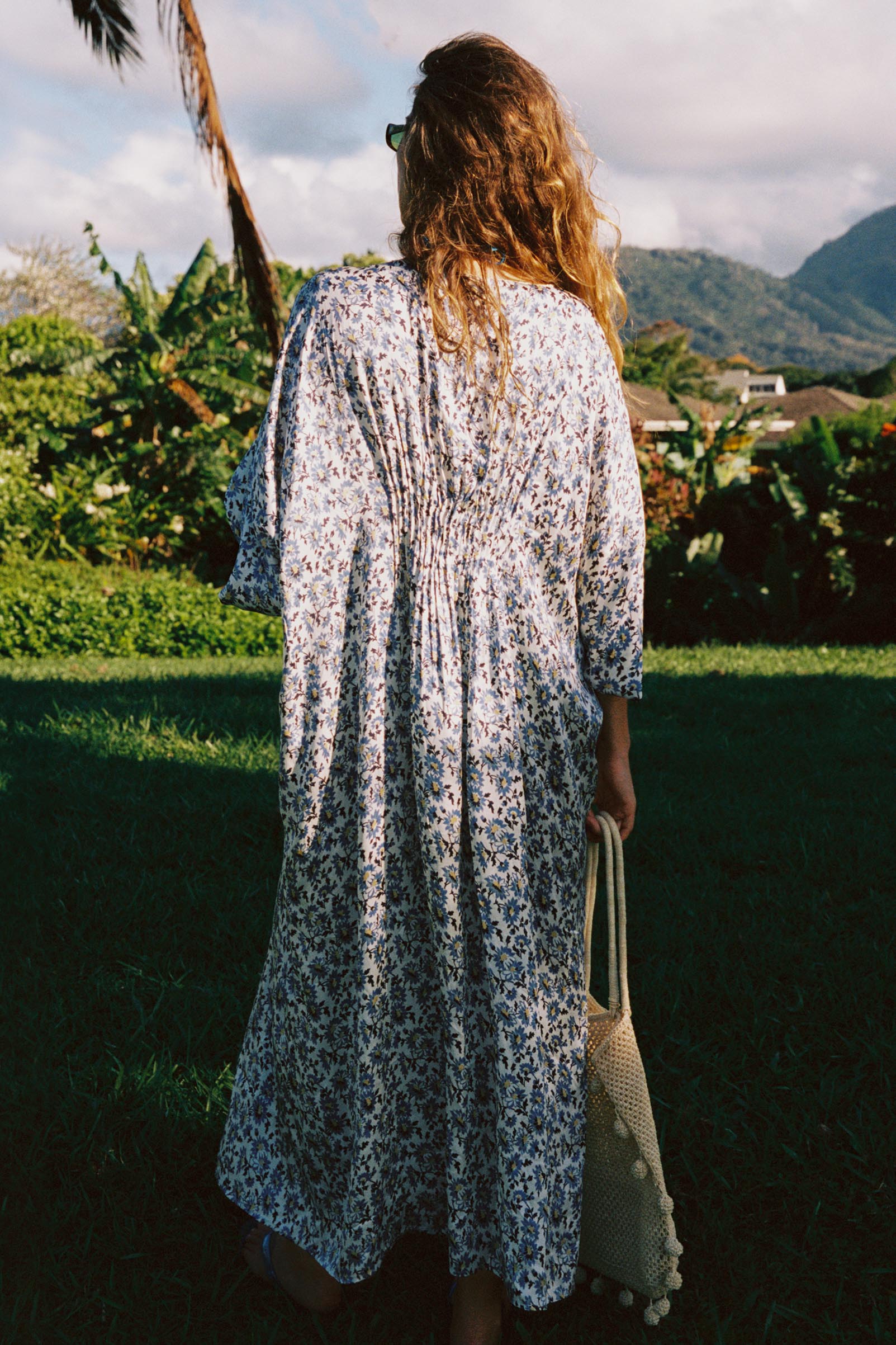 The Aika Dress | Sunflower Azure – Christy Dawn