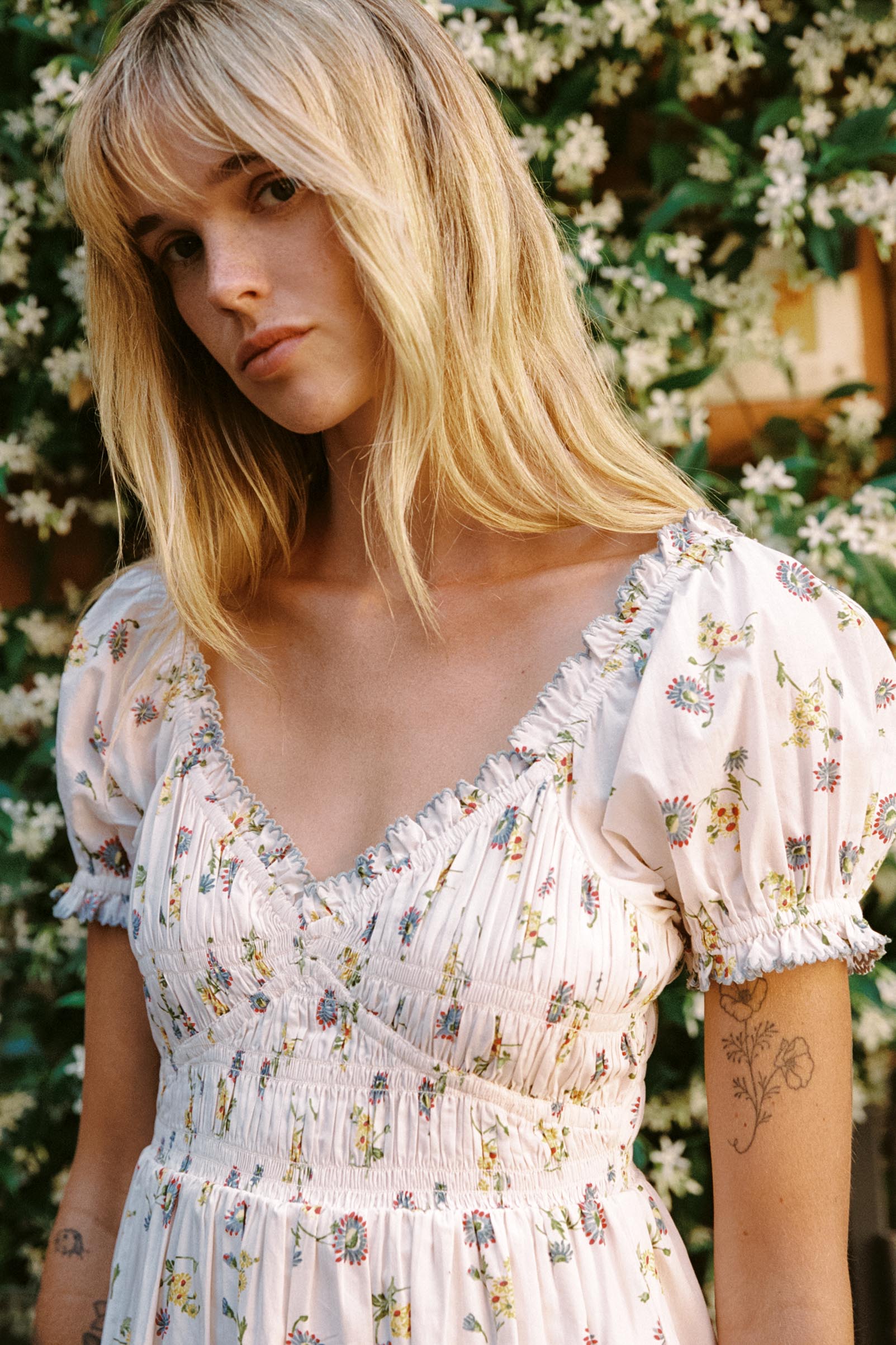 The Matilde Dress | Alabaster Daisy – Christy Dawn