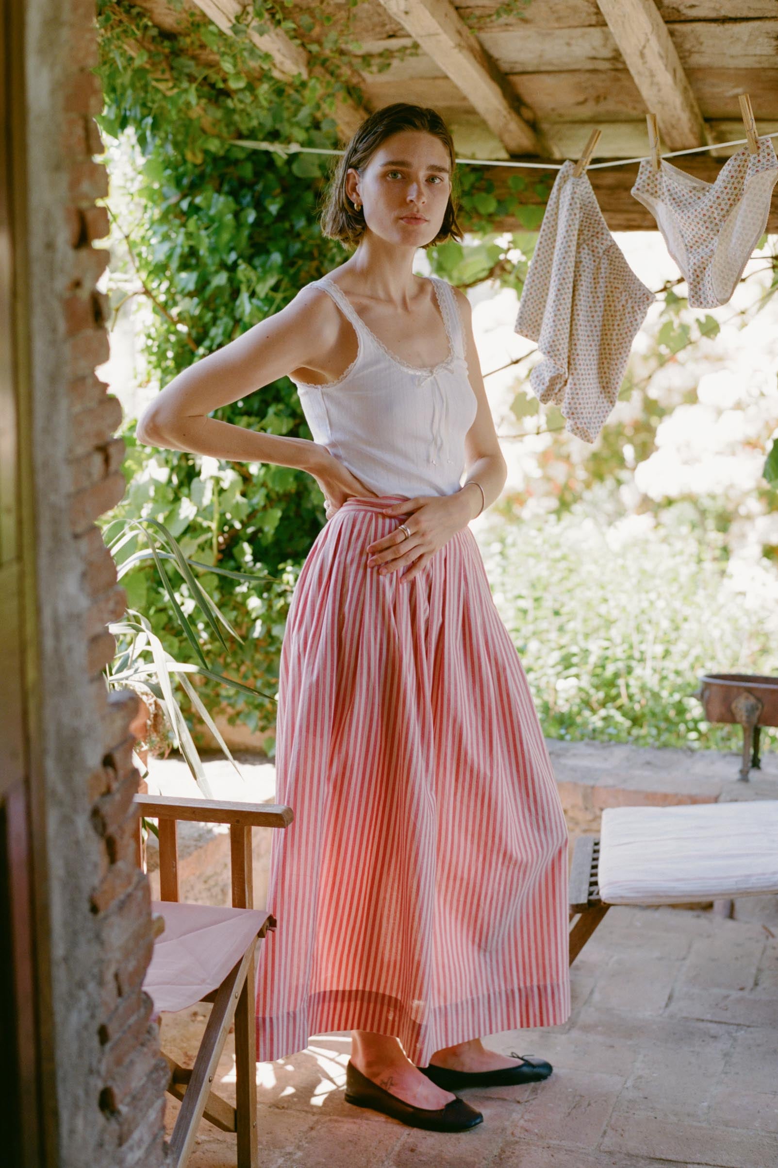 The Xander Skirt | Candy Stripe – Christy Dawn