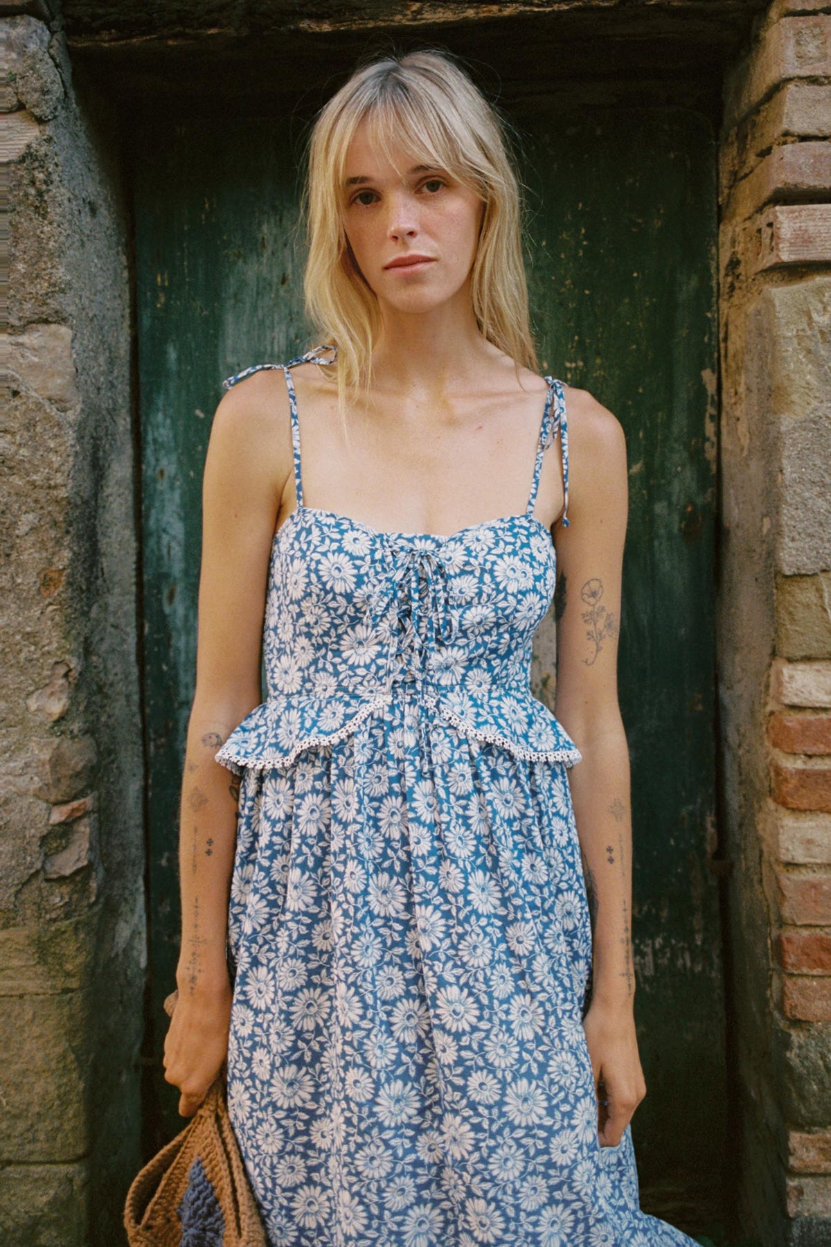 The Leonor Dress | Aster Field Lapis  Christy Dawn