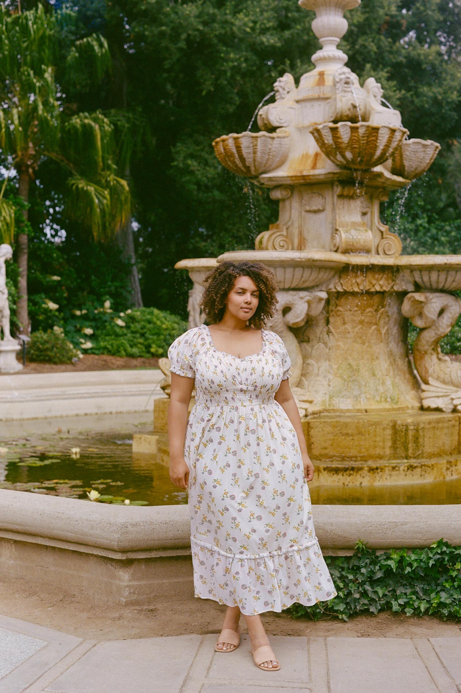 The Matilde Dress Extended | Alabaster Daisy – Christy Dawn