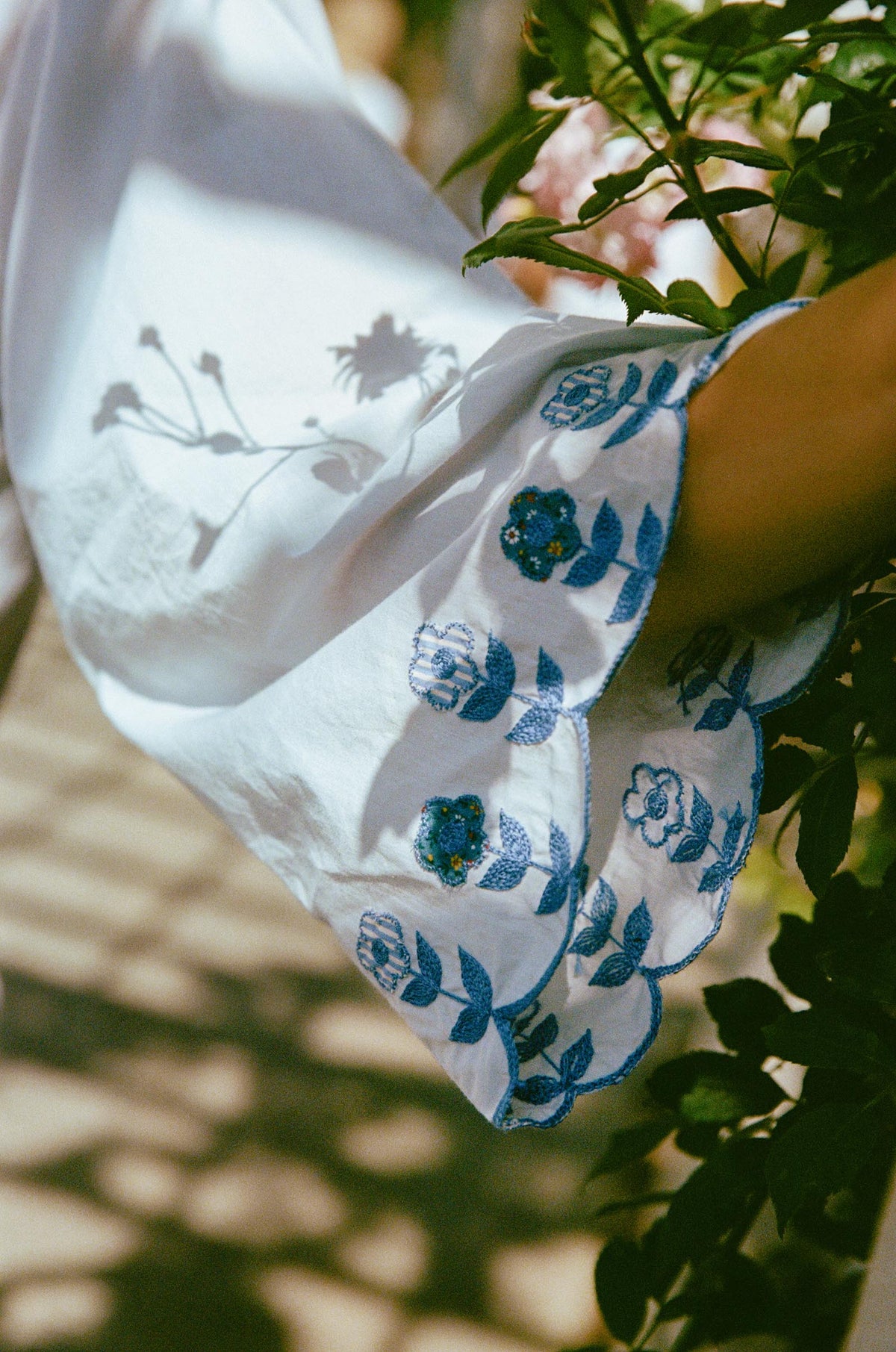 sachin and babi light blue dress Anthropologie pale blue #cottagecore balloon sleeve