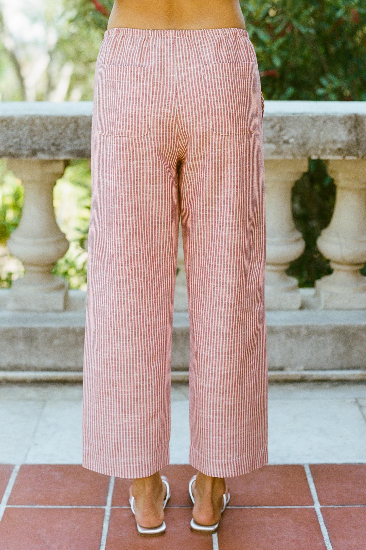 The Taavi Pant | Rhubarb Stripe – Christy Dawn