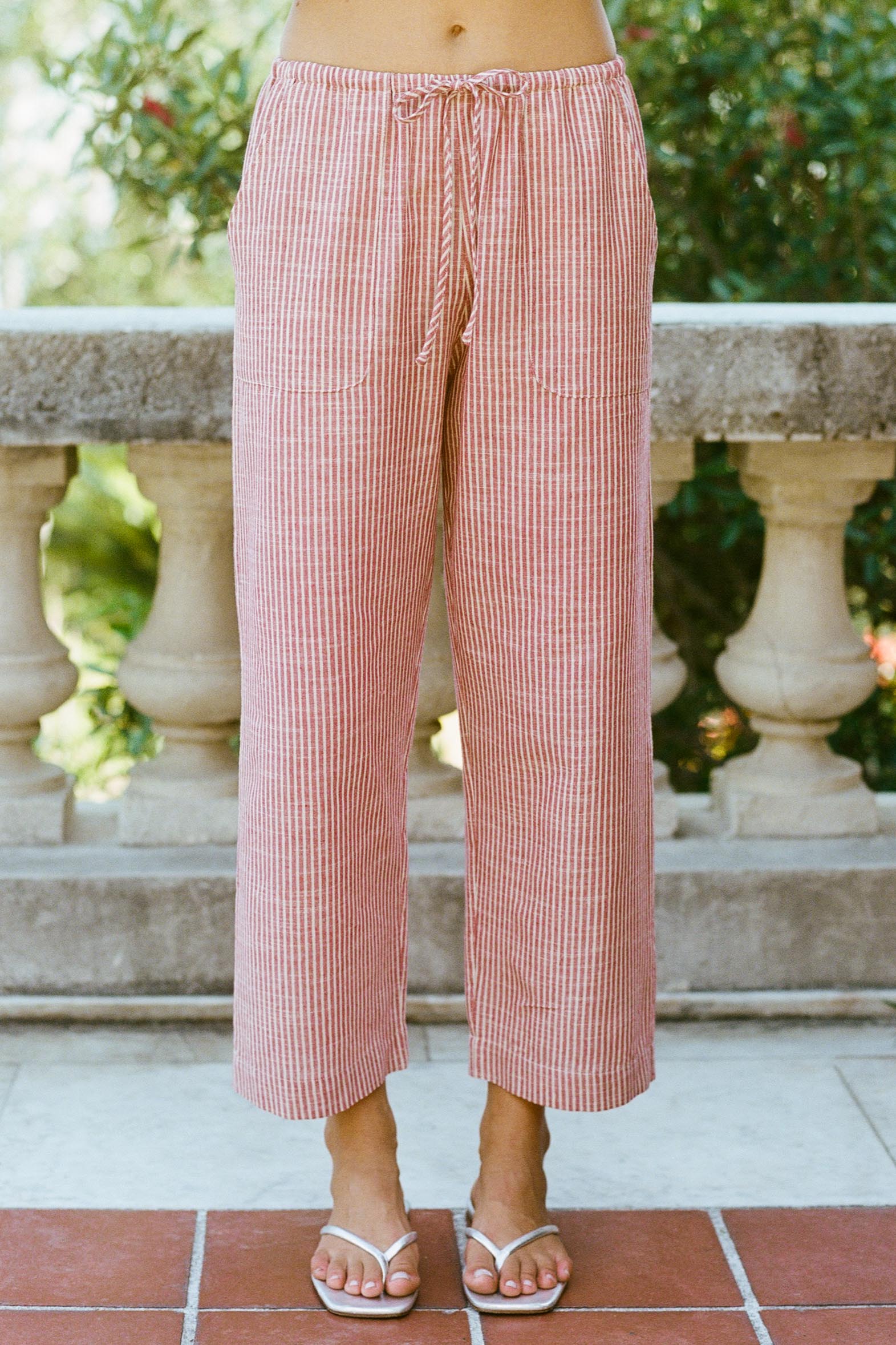 The Taavi Pant | Rhubarb Stripe – Christy Dawn