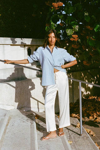 The Santiago Pant | Pearl Silk