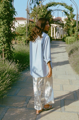 The Santiago Pant | Pearl Silk