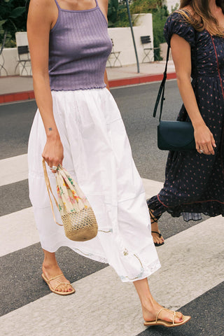 The Xander Skirt | Alabaster
