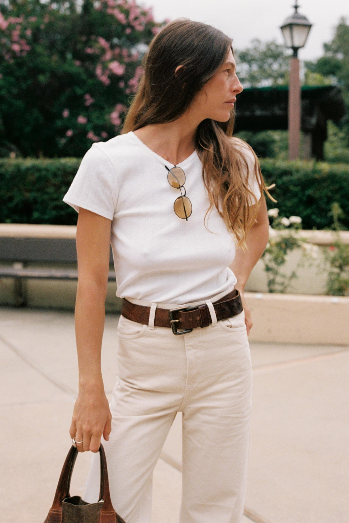 The Rayne Tee | Ivory Regenerative Pointelle