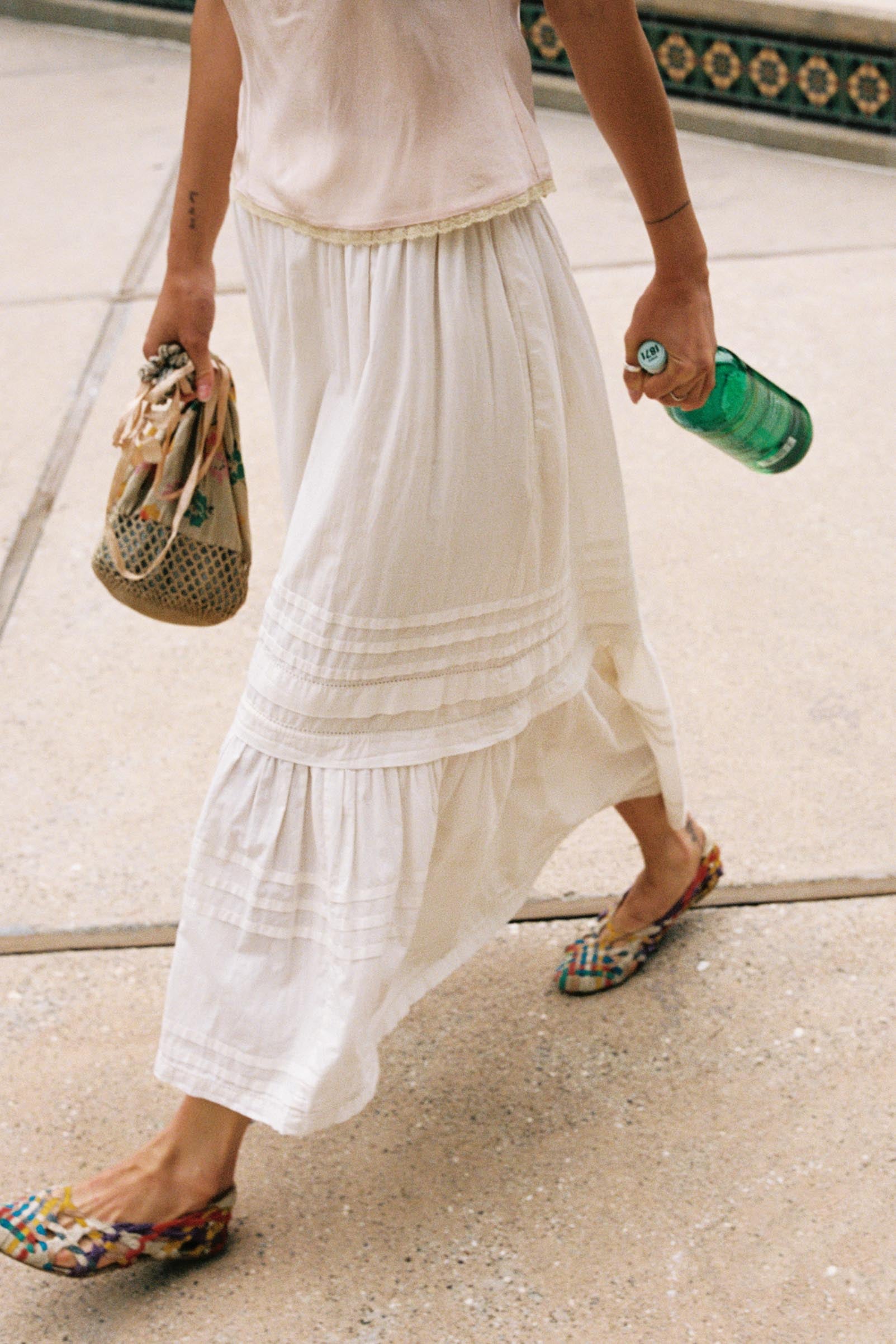 The Gabrielle Skirt | Pearl – Christy Dawn