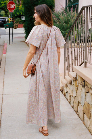 The Paola Dress | Chamomile Rose Cluster