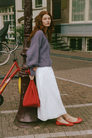 The Tania Skirt | Alabaster Eyelet