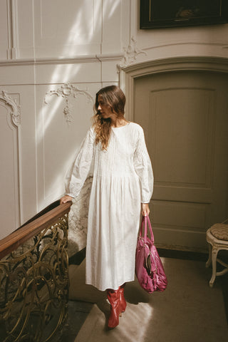 The Orla Dress | Alabaster Eyelet