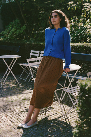 The Tania Skirt | Carob Eyelet