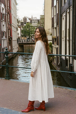The Orla Dress | Alabaster Eyelet