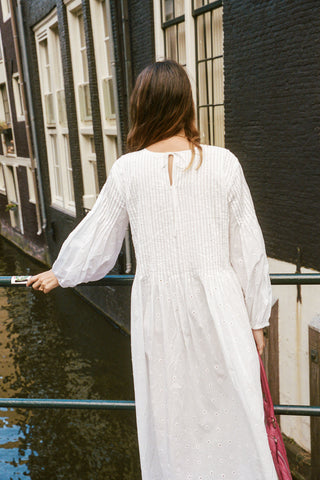 The Orla Dress | Alabaster Eyelet