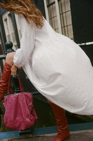 The Orla Dress | Alabaster Eyelet