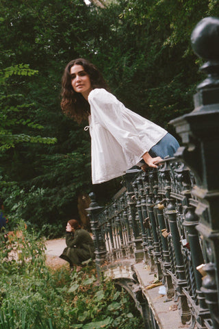 The Callie Blouse | Alabaster